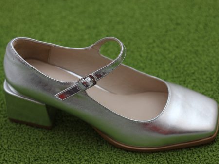 Women s Christopher Mary Jane - Silver Calf For Cheap