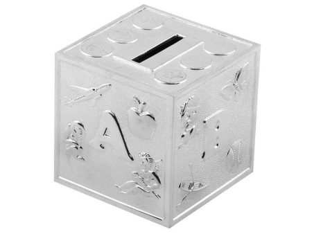 Bambino Sliver Cube ABC Money Box Online