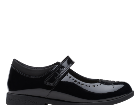 Clarks 26169709 Magic Step Bar K. Black Patent Online