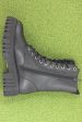 Women s Page Lace Boot - Black Leather on Sale